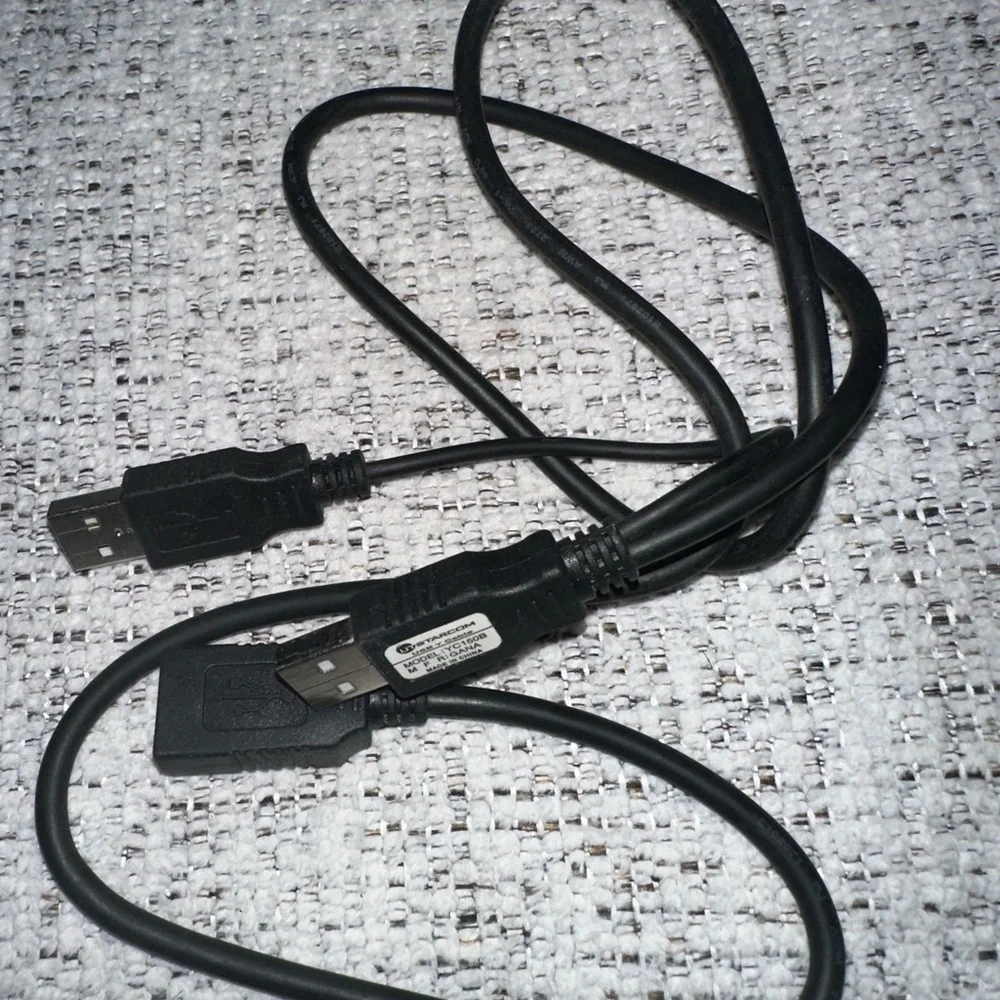 Black USB Cable